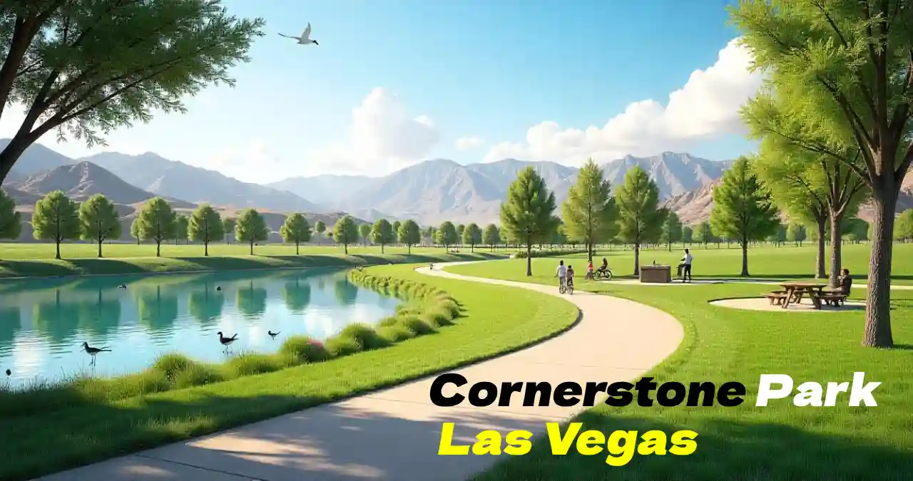 Read more about the article Cornerstone Park Las Vegas – Trails, Birds, Picnic & Lake Views
