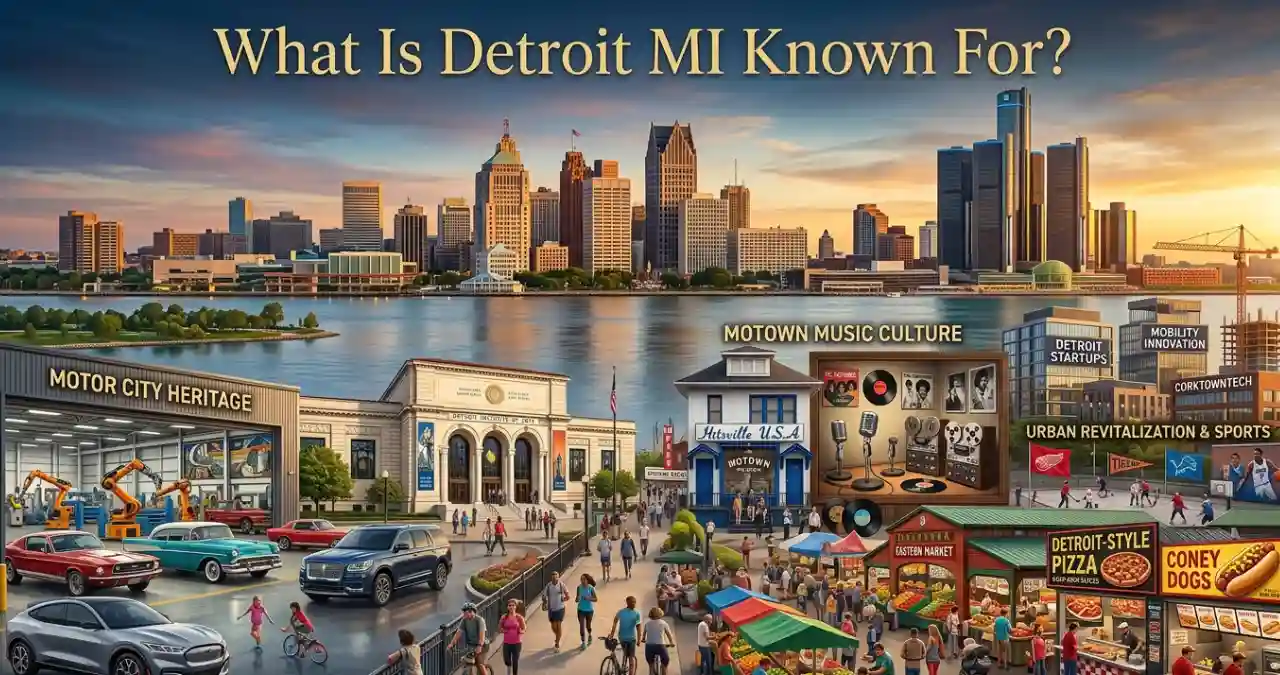 Read more about the article What is Detroit MI Known for? In-Depth Study of The Motor City