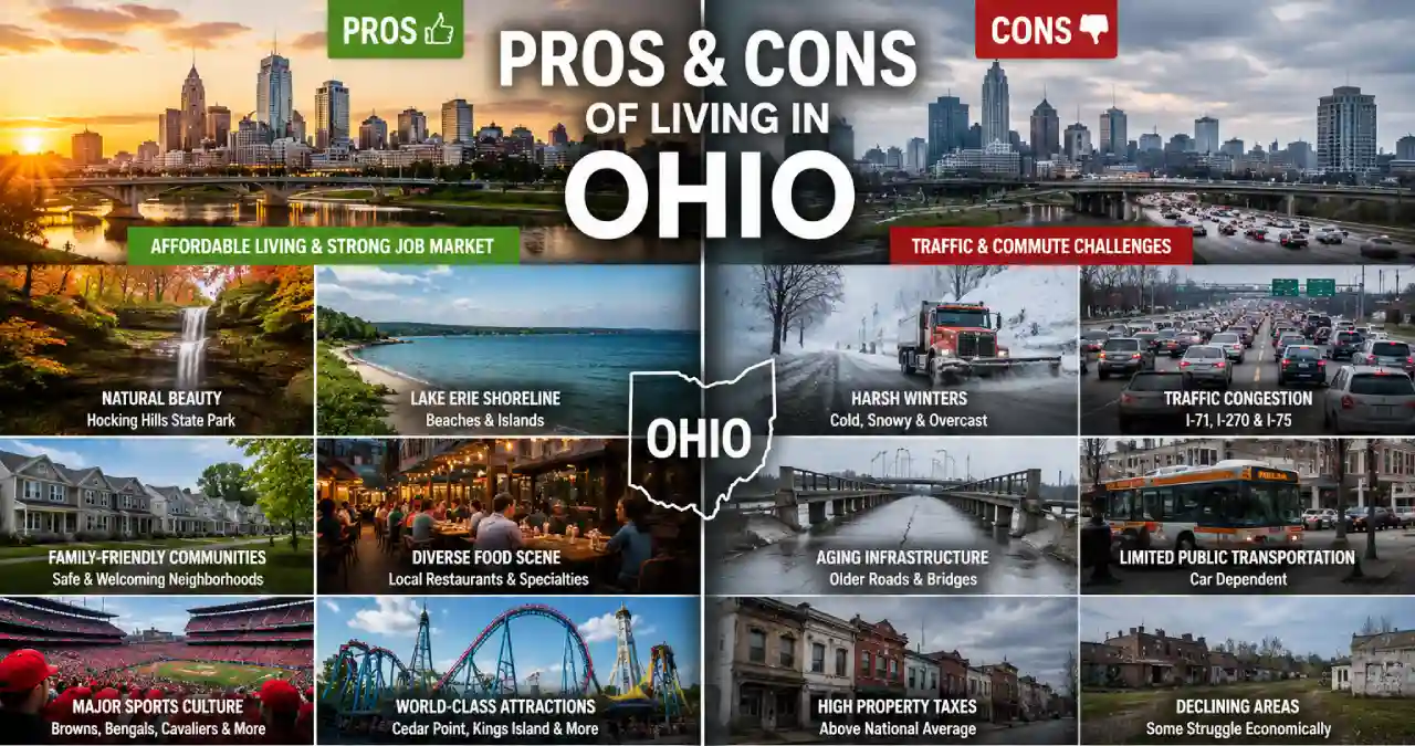 Read more about the article Pros and Cons of Living in Ohio: Is It Worth It in 2026?